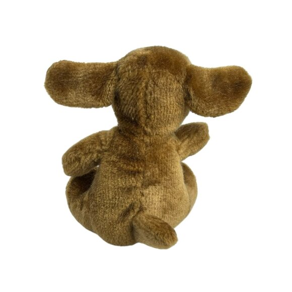 Brown Plush Dog Stuffed Animal Toy With Floppy Ears 9 Inches Tall Soft & Cuddly - Picture 3 of 5